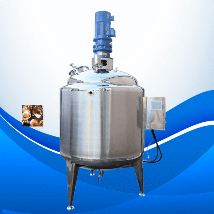 Δοχείο ανάμιξης ψύξης από ανοξείδωτο χάλυβα 500L - Εικόνα 6