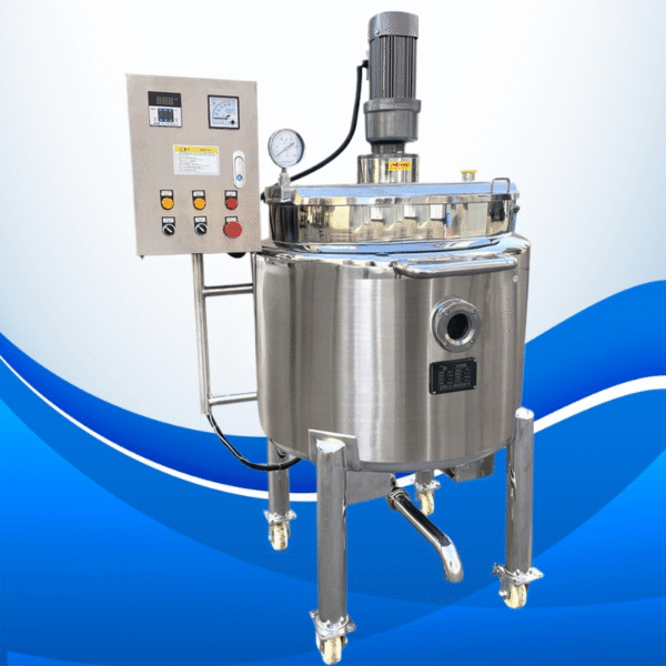 Double Jacketed Mixing Tank for Efficient Mixing & Temperature Control - Image 3