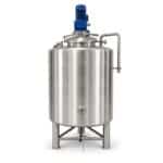 100 200 500L Electric Jacketed Mixing Tank with Agitator Homogenizer
