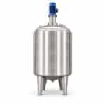 1000L SUS316L Emulsion Mixing Tank with Steam Jacket and ABB Motor - Image 5