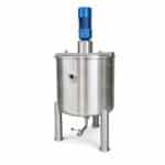 1000L Soap and Detergent Mixing Tank with Agitator and Heater - Image 4