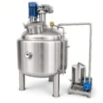 1000L Electric Heating Emulsifier Mixing Tank for Industrial Processing - Image 4
