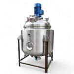 Bồn trộn thép không gỉ 1000L có máy khuấy và kiểm soát nhiệt độ - Ảnh 3