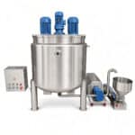 100L 500L Tangki Mixer Krim Losion Kosmetik Homogenizer Shear Tinggi