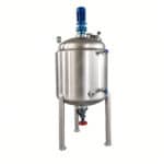 100L Steam-Heated Vacuum Mixing Reactor with Mobile Cart