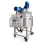 100L Steam-Heated Vacuum Mixing Reactor with Mobile Cart - Image 5