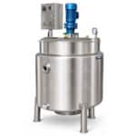 2500-gallon jacketed dairy blender tank | ASME U stamp, 3-A certificeret