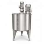500 1000L SUS316L Mélangeur Émulsifiant Automatique sous Vide avec Agitateur – Image 5