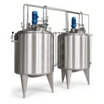 Vacuum Cosmetische Mixer met Homogenisator en Onderste Magnetische Roerder - Afbeelding 2