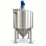 Vacuum Cosmetische Mixer met Homogenisator en Onderste Magnetische Roerder - Afbeelding 4
