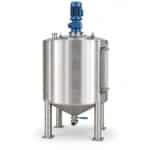Jacketed Cooling Agitator Tank til Juice og Kemisk Behandling - Billede 3