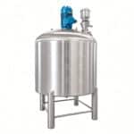 500 kg opvarmet jacketed blandetank med omrører