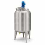 Double-Wall Homogenizer Agitator Tank for Cream and Latex Processing