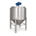 Vacuum Cosmetic Cream Mixing Tank with Homogenizer and Scraper Agitator - Image 3