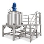 150L Vacuum Emulsifying Mixer with Hydraulic Lift for Cosmetics - Image 3