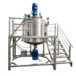 200L Vacuum Emulsifying Mixer for Mayonnaise with PLC Control - Image 2