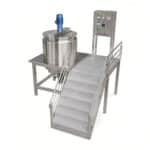 Misturador de Creme Cosmético Hidráulico de 300L para Produção de Protetor Solar