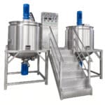 500L 800L Hydraulic Lift Vacuum Emulsifier for Cosmetic Cream - Gambar 2