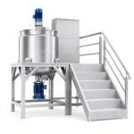 500L 1000L Misturador Emulsificante a Vácuo para Base Líquida - Imagem 3