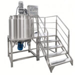 Mélangeur homogénéisateur sous vide de 500 L avec élévateur hydraulique pour crèmes et shampoings – Image 4