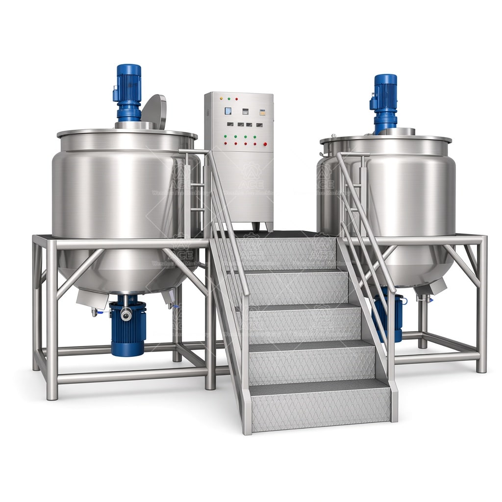 A_955.jpg PLC Styret Emulgerende Homogenisator Mixer 5 til 5000 L - Billede 1
