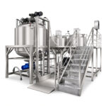 Vakuum homogeniserende emulgator mixer med PLC kontrol