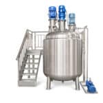 Vakuum homogeniserende emulgatorblander med PLC-kontrol - Billede 4