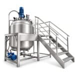 100L SUS316L Mixer omogeneizzatore sottovuoto per la produzione di creme cosmetiche - immagine 2