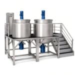 100L SUS316L Miscelatore Omogeneizzatore a Vuoto per la Produzione di Creme Cosmetiche - immagine 6