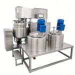 Homogénéisateur à vide à levée hydraulique pour la production de crèmes et de pâtes – Image 3