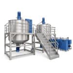 Automatisk vakuumemulsifierande mixer med hög skjuvning och PLC-kontroll - Bild 2