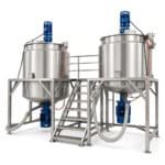Vacuum Emulsifying Mixer voor de productie van cosmetische crème