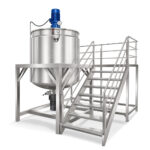 Vaste Vacuüm Emulsifier Homogenizer Mixer voor Crèmeproductie - Afbeelding 4