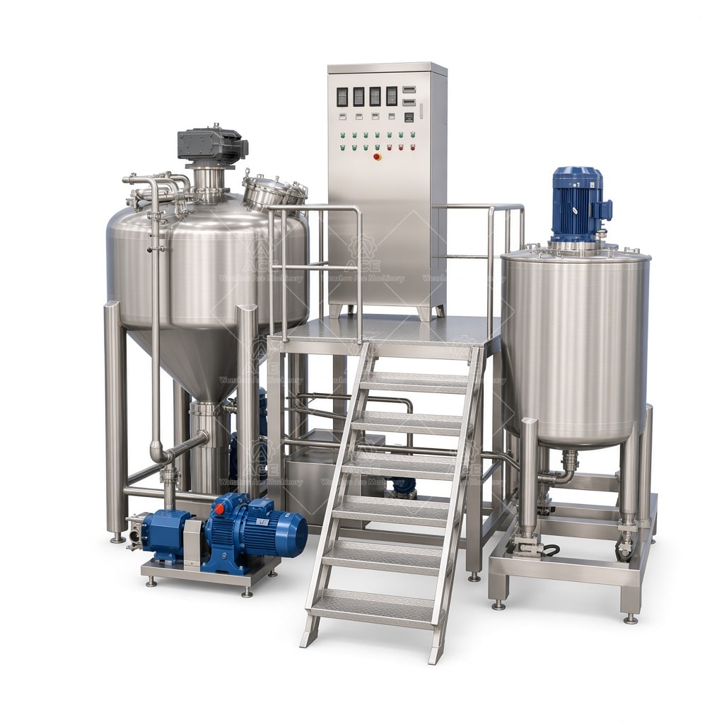 Tangki pencampur stainless steel