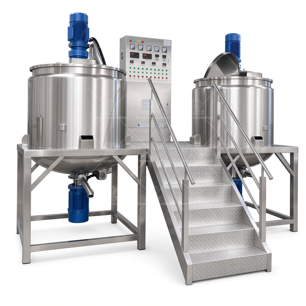 Tangki pencampur stainless steel