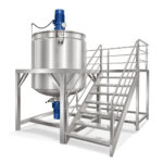 Mixer omogeneizzatore a vuoto automatico per la produzione di crema, gel e lozione - immagine 3