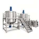 Mezclador emulsionante homogéneo al vacío para la producción de crema y loción