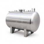 10000L Stainless Steel Water Tank SS304 Horizontal Storage Food Grade - Image 2