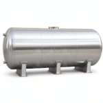 10000L Stainless Steel Water Tank SS304 Horizontal Storage Food Grade - Image 3