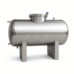 10,000L SUS304 Horizontal Water Storage Tank for Industrial Water Treatment - Image 6