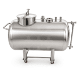 10000L Stainless Steel Water Tank SS304 Horizontal Storage Food Grade - Image 4
