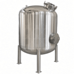 Livsmedelsklass 304 rostfritt tryckkärl mjölk varmvattenlagertank 1000L 2000L 5000L - Bild 3