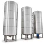 Tanque de almacenamiento vertical de acero inoxidable de 500L para aceite de comida, bebida y productos químicos de uso diario - Imagen 6