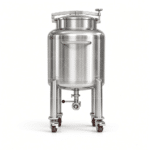 50L 100L 200L RVS Open Top Opslagtank voor Voedingsadditief Melk Chemische Vloeistof