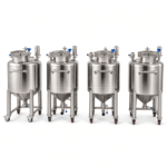 Stainless Steel Storage Tank 100L/200L/300L - Food Grade Sanitary Polished for Chemical, Oil & Glue - Image 2