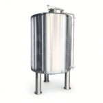 Tanque de almacenamiento de líquido de acero inoxidable de 2000L para agua y productos químicos - Imagen 2