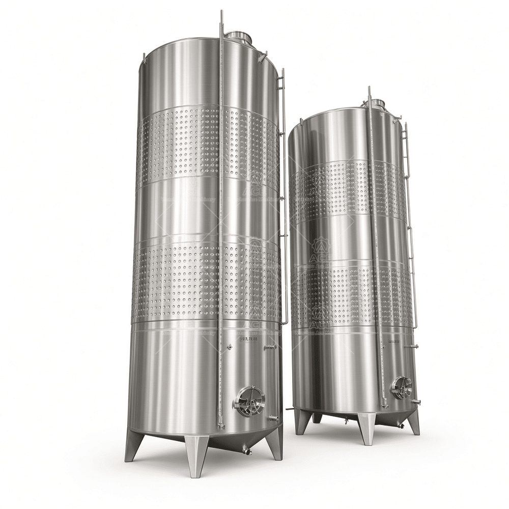 A (1279).png Custom Stainless Steel Liquid Storage Tank | Food Grade Water Holding Tank for Beverage, Dairy & Industrial Use - Gambar 1