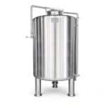 Vertical Stainless Steel Pressure Vessel Tank with Level Gauge & Insulation - Image 2