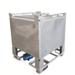 ⁦1000L خزان مياه متعدد الاستخدامات من الفولاذ المقاوم للصدأ IBC Tote⁩ - الصورة ⁦3⁩