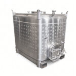 不锈钢IBC方形罐1000L-3000L用于葡萄酒和烈酒存储 - 图片 6
